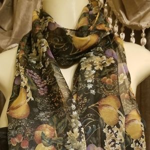 Mr.Fig🌰 & Ms Grapes 🍇Scarf ~Vintage piece